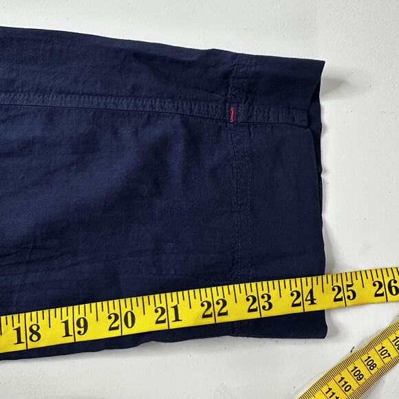 Xirena Pants Womens Small Navy Blue Drawstring Lightweight Made USA Casual - Picture 11 of 13